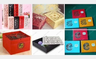 激光打標機雕刻鏤空包裝盒禮品盒 新年送禮倍兒有面兒